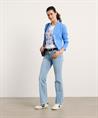 BeOne Blazer Strickjacke roher Rand pointaknit
