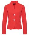 BeOne Blazer Strickjacke roher Rand pointaknit