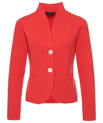BeOne Blazer Strickjacke roher Rand pointaknit