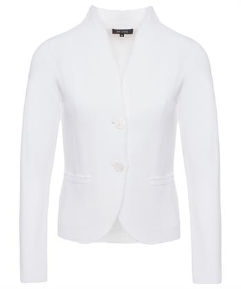 BeOne Blazer Strickjacke roher Rand pointaknit