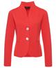 BeOne Blazer Strickjacke roher Rand pointaknit