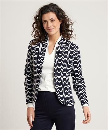 BeOne Blazer Strickjacke Welle