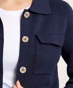 BeOne Blazerjacke kurz spitzgestrickt