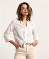 BeOne Bluse mit Lochstickerei