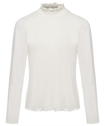 BeOne Essentials Rollkragenshirt Rüschen
