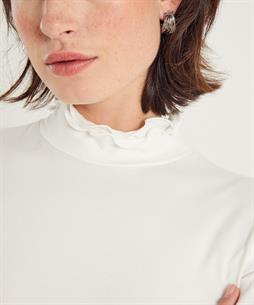 BeOne Essentials Rüschen-Rollkragenshirt
