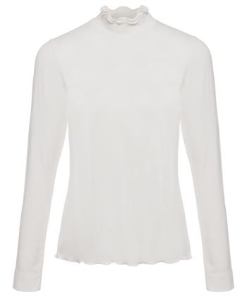 BeOne Essentials Rüschen-Rollkragenshirt