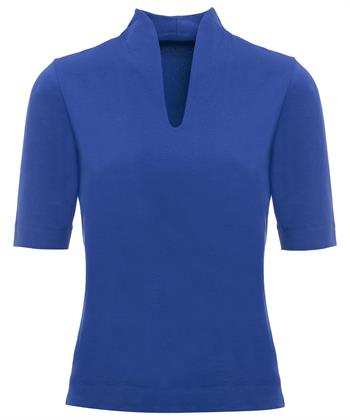BeOne Essentials Shirt Tulpenacken kurzarm