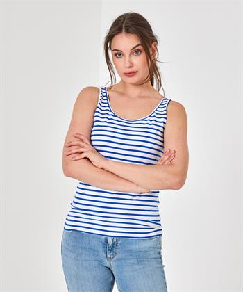 BeOne Essentials Singlet Breton Streifen