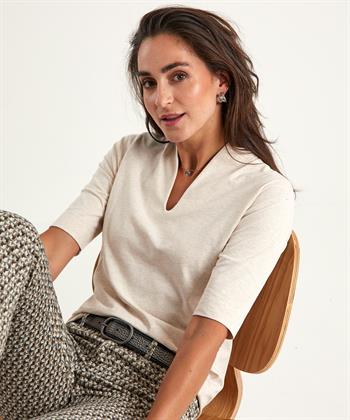 BeOne Essentials Tulpenshirt kurzarm