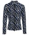 BeOne Jacquard Strickjacke Panther-Print