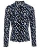 BeOne Jacquard Strickjacke Panther-Print