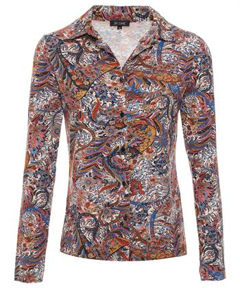 BeOne Jersey Bluse mit Paisleymuster