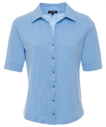 BeOne Jersey Blusen-Shirt Slub-Garn