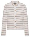 BeOne Kurzblazer Strickjacke gestreift pointaknit