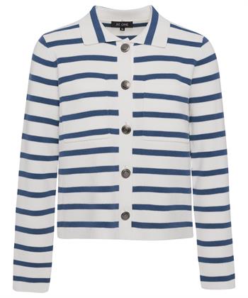 BeOne Kurzblazer Strickjacke gestreift pointaknit