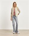 BeOne Lurex-Blazer-Strickjacke
