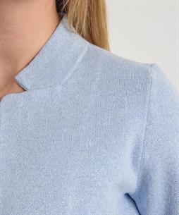 BeOne Lurex-Blazer-Strickjacke