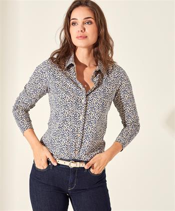 BeOne Polobluse Pantherdruck