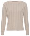 BeOne Pullover breite Rippe