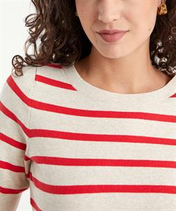 BeOne Pullover kurzarm gestreift