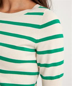 BeOne Pullover kurzarm gestreift