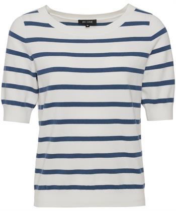 BeOne Pullover kurzarm gestreift