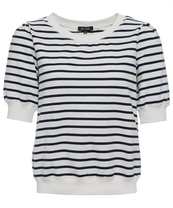 BeOne Pullover kurzarm gestreift