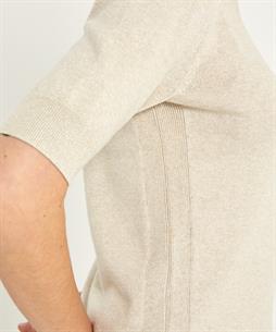 BeOne Pullover Kurzarm Lurex