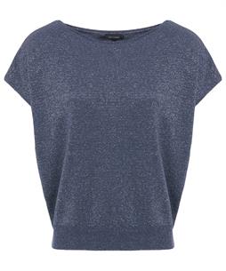 BeOne Pullover Lurex Bootskragen