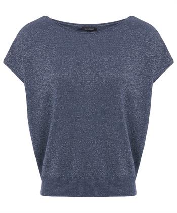 BeOne Pullover Lurex Bootskragen