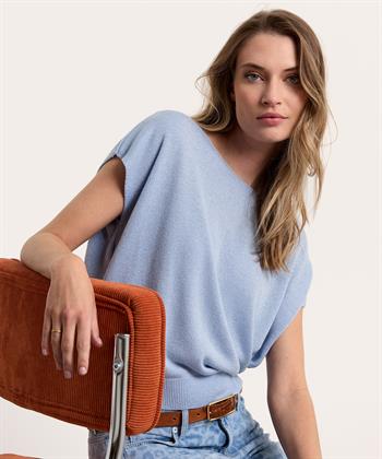 BeOne Pullover Lurex Bootskragen