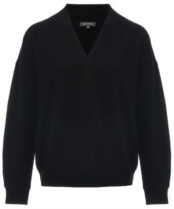BeOne Pullover V-Ausschnitt Wolle