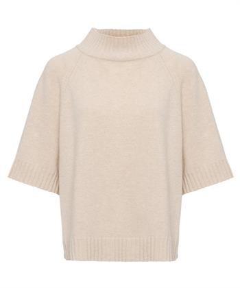 BeOne Pullover Wolle Knöpfe hinten