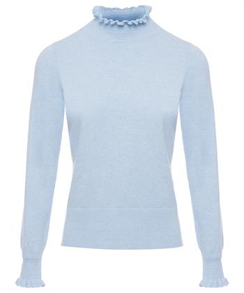 BeOne Rollkragenpullover Rüsche