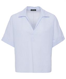 BeOne Seersucker Bluse gestreift