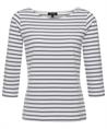 BeOne Shirt Dreiviertelarm bretonisch gestreift