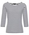 BeOne Shirt Dreiviertelarm bretonisch gestreift