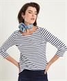 BeOne Shirt Dreiviertelarm bretonisch gestreift