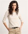 BeOne Shirt Dreiviertelarm bretonisch gestreift
