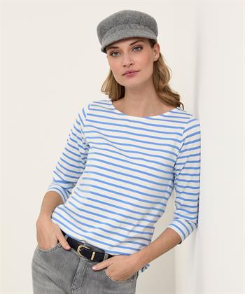 BeOne Shirt Dreiviertelarm bretonisch gestreift