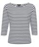 BeOne Shirt Dreiviertelarm bretonisch gestreift