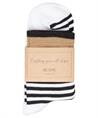 BeOne Socken gestreift Lurex