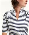 BeOne Tulpenshirt kurzarm Breton-Streifen