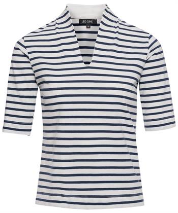 BeOne Tulpenshirt kurzarm Breton-Streifen