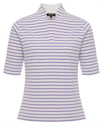 BeOne Tulpenshirt kurzarm Breton-Streifen
