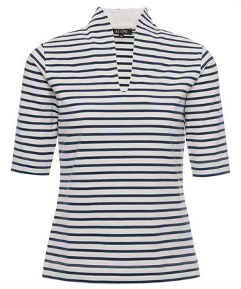 BeOne Tulpenshirt kurzarm Breton-Streifen