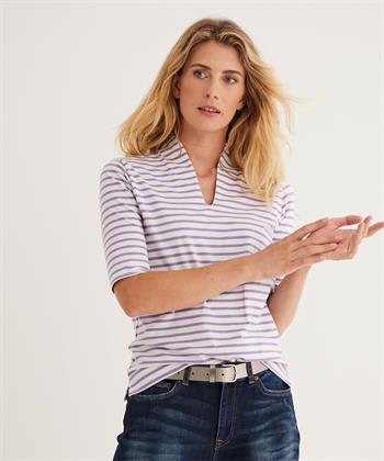 BeOne Tulpenshirt kurzarm Breton-Streifen