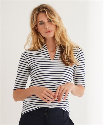 BeOne Tulpenshirt kurzarm Breton-Streifen