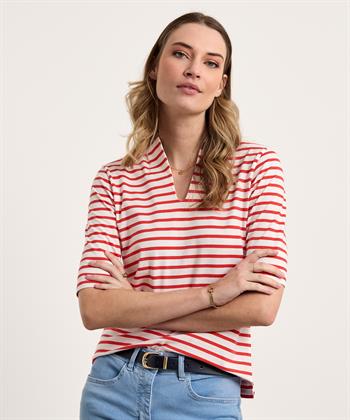BeOne Tulpenshirt kurzarm gestreift